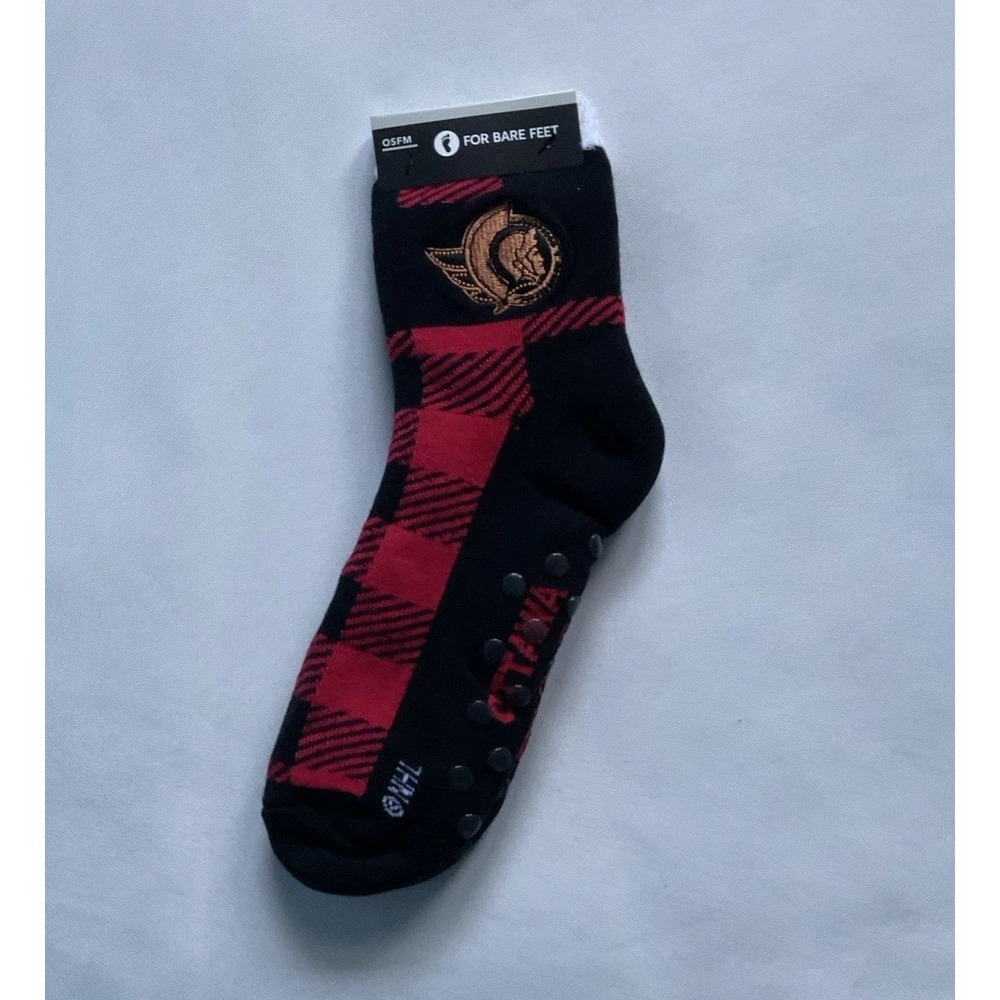 Ottawa Senators NHL For Bare‎ Feet Women's 1-Pack Team Sleep Cozy Socks